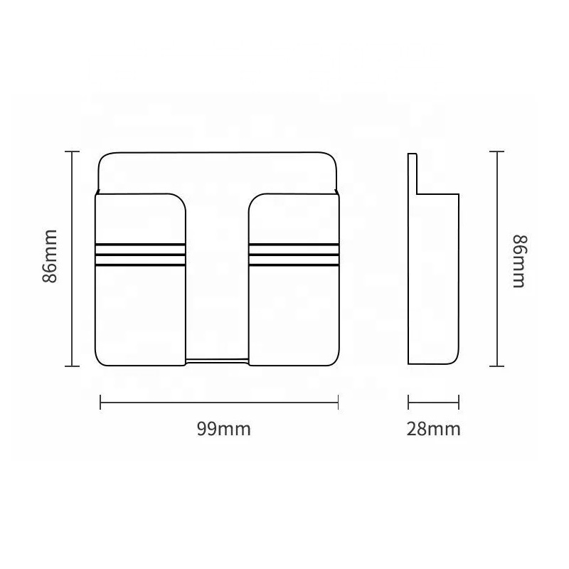 Rak Gantung HP Charger Remote Tempel Tembok / Portable Charger Rack Shelf Phone Charging Holder