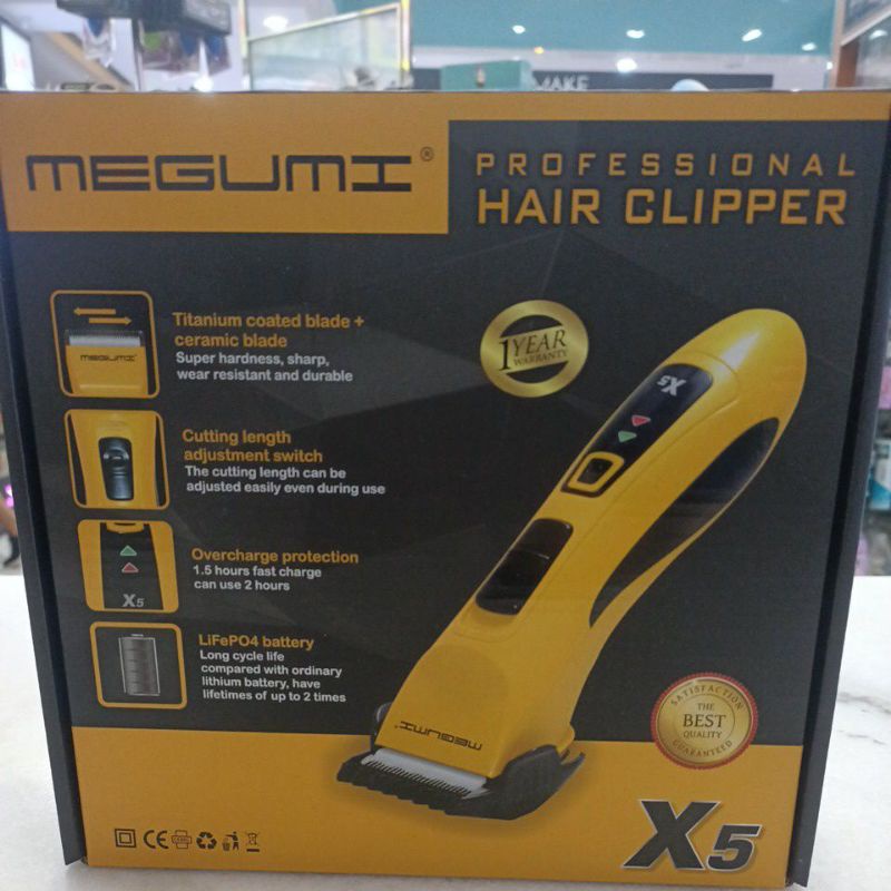 MEGUMI Professional Hair Clipper X5