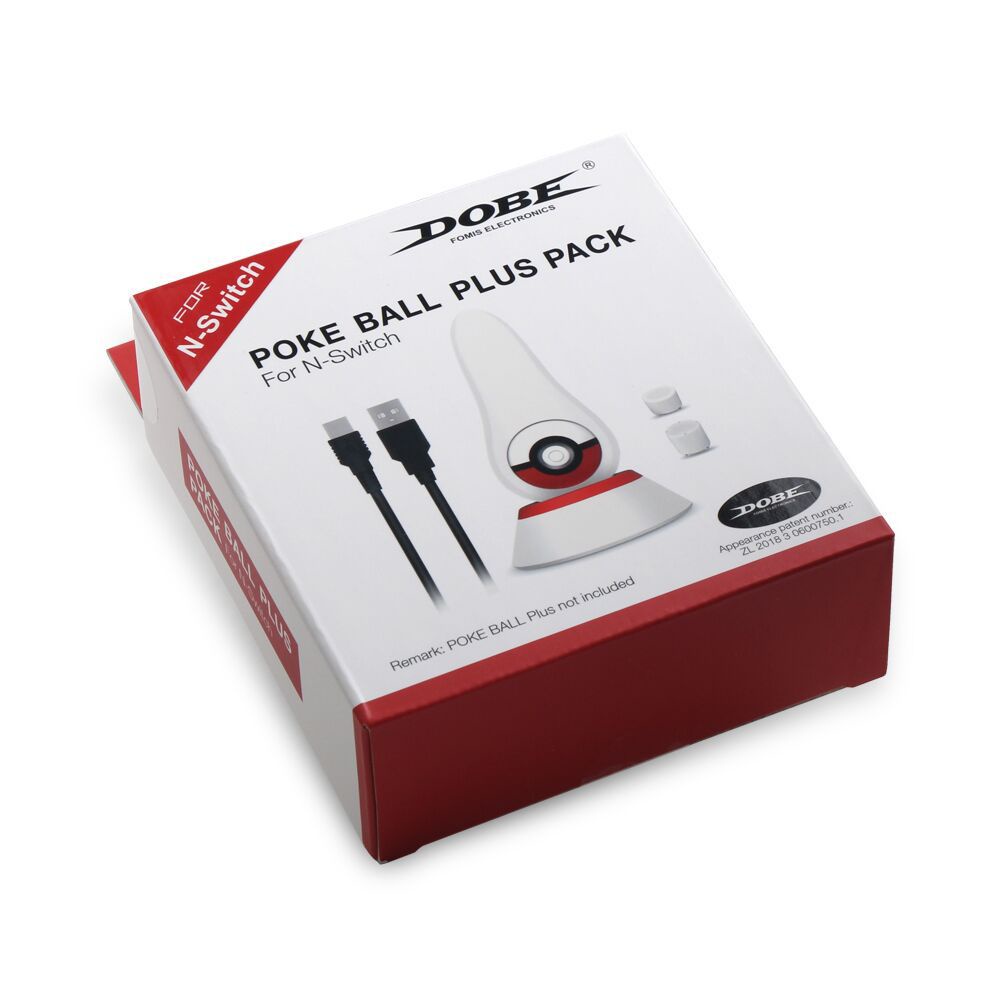 Set Bracket Base Pok Ball + Grip Handle + Kabel Charger Untuk Nintendo Switch