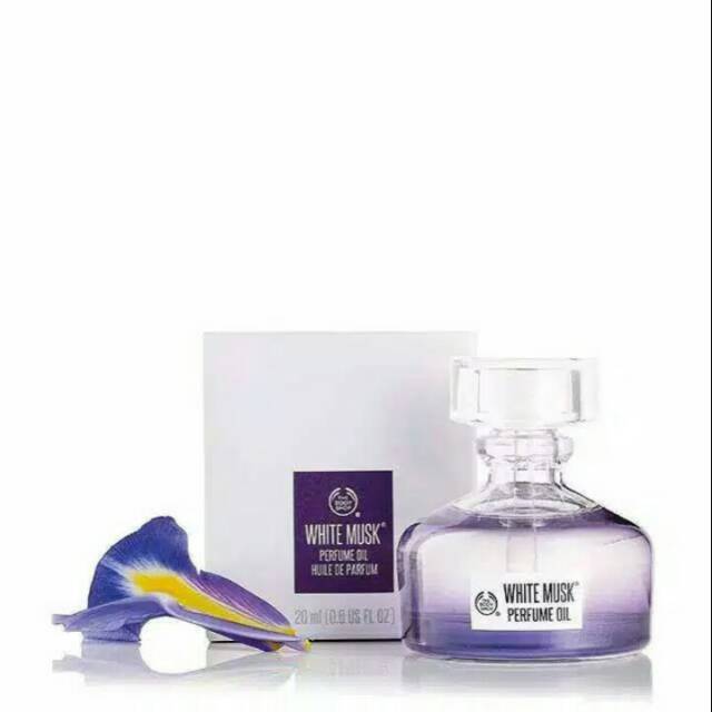The body shop white muks perfume oil 20ml