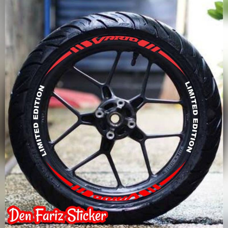 COD Stiker Velg Motor Vario 125 150 Stiker Velg Vario 125 Cuting Stiker Velg Vario 125 Stiker Velg V