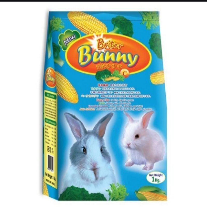 briter bunny fraspack 1 kg briter bunny makanan kelinci
