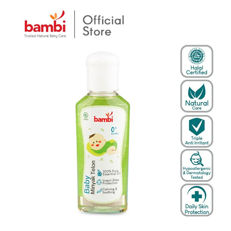 bambi baby minyak telon 60ml