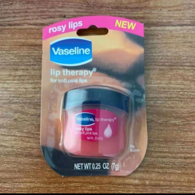 Jual bebyfshion_vaseline Lip Therapy/Lip Balm Rosy Lips & Original 7Gr