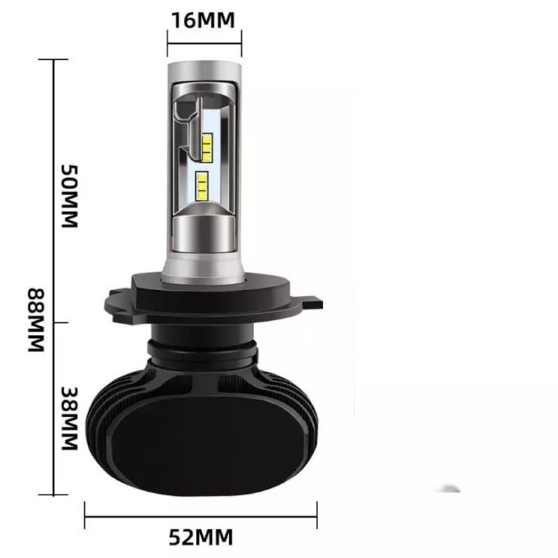 LAMPU LED H4 HEADLAMP MOBIL S1 CSP CHIP