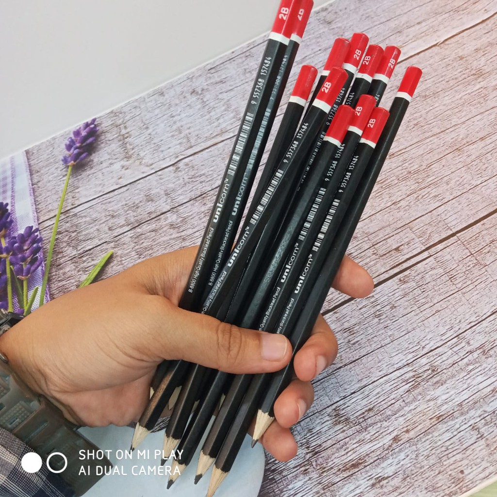 Pensil 2B Unicorn B-8800 2B Blacklead Pencil  Murah