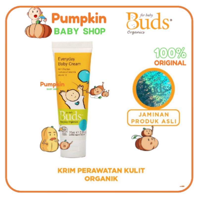 Buds Everyday Organics Baby Cream 75ml