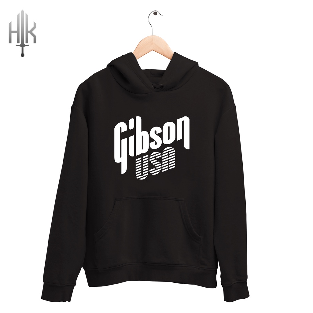 Hoodie Gitar Gibson Usa Logo