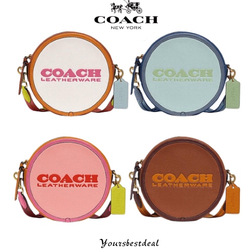 Coach CA098  C6998 Color Matching Kia Round Bag Sling Bag