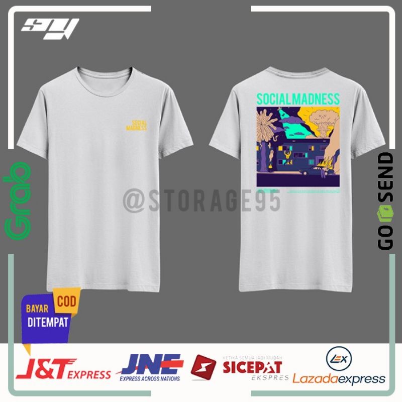 Kaos Distro Pria T-Shirt Pria Baju Pria Atasan Pria Style Japan / Jepang Naga 026