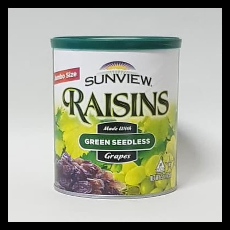 

Sunview Raisins Green Seedless Grapes 425 Gr