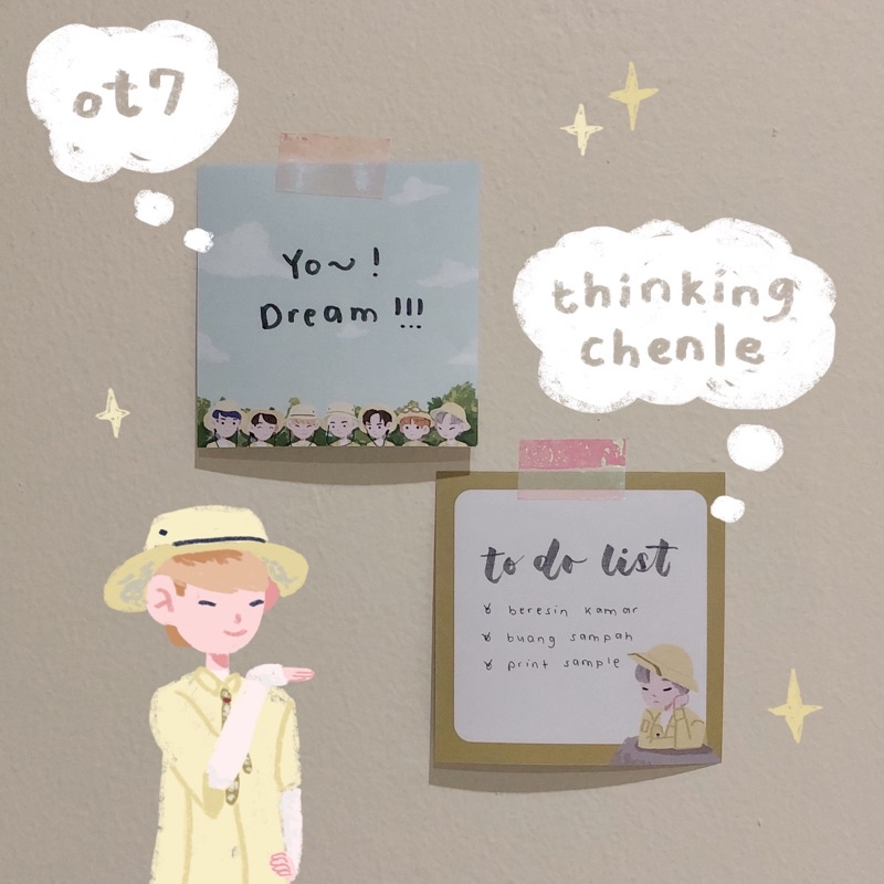 

NCT Dream - dino abc memo pad