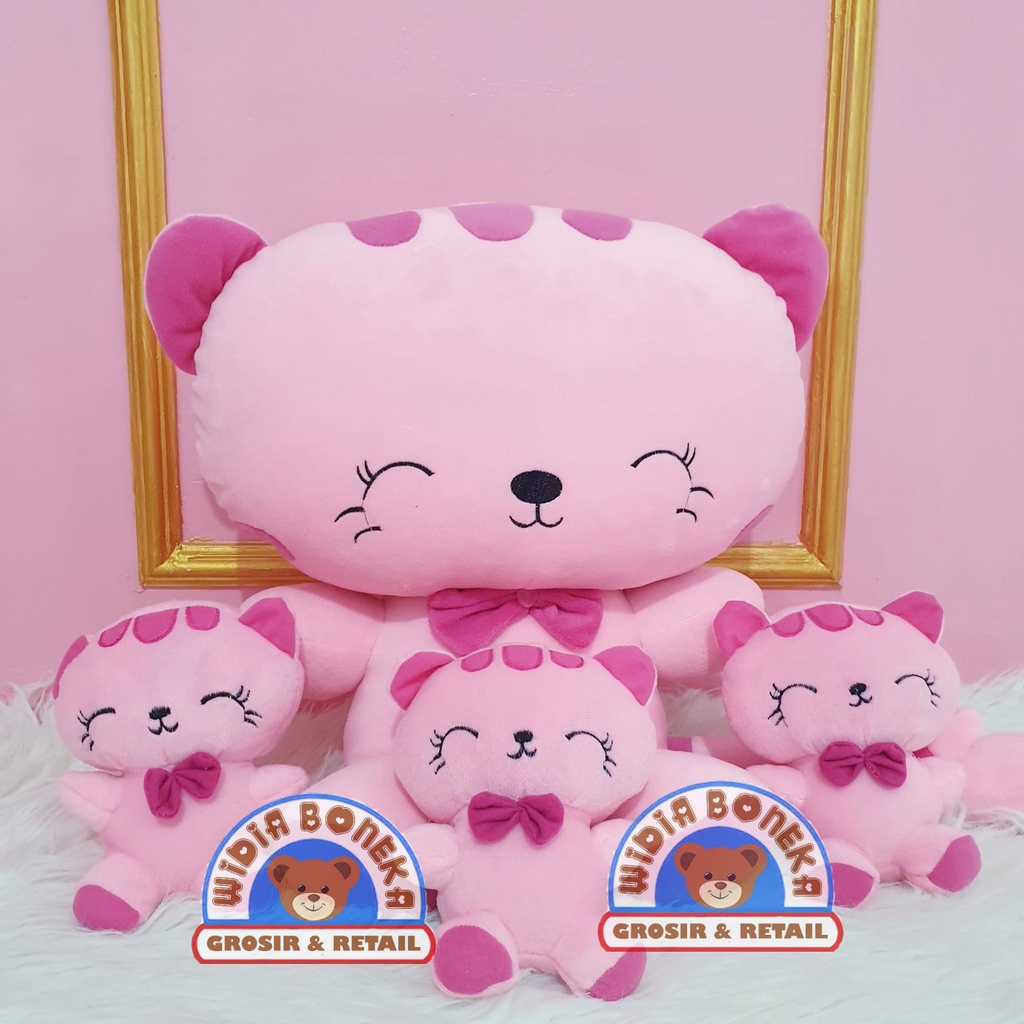 Boneka Kucing Kawai Beranak Besar Jumbo Shiba