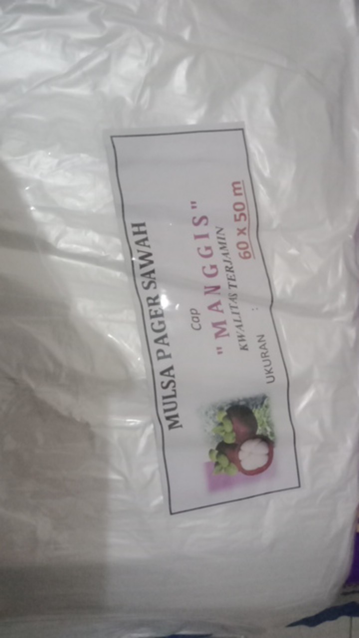 Plastik Pagar Sawah Padi Dan Persemaian Tanaman Anti Tikus Dan Hama Cap Roket