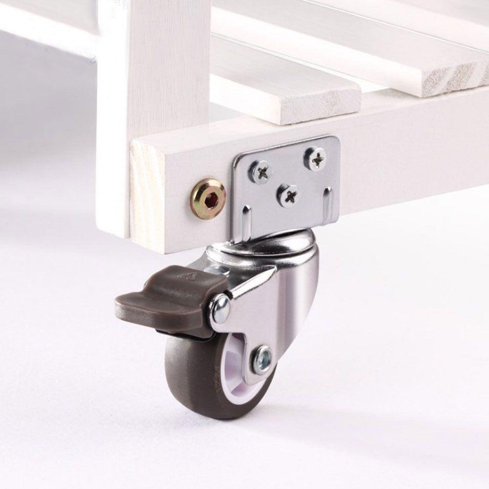 Chookyy Furniture Casters Roda Lemari Untuk Troli Kursi Bergerak Bayi Boks Swivel Caster