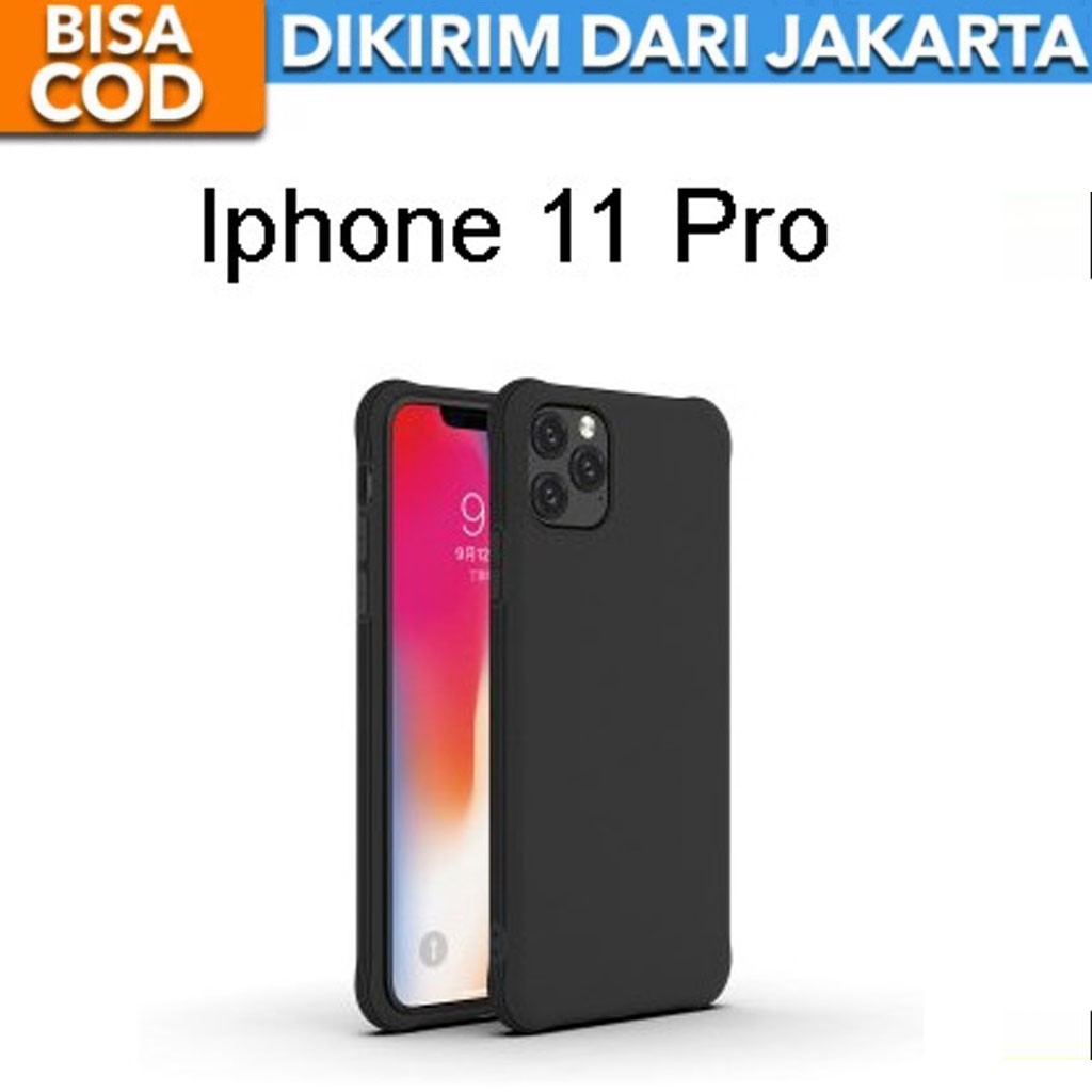 SoftCase Black Matte for iPhone 11 Pro - 5.8inch