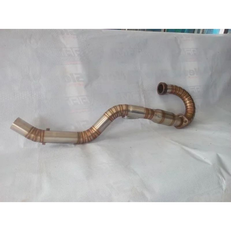 Header Knalpot scorpio trail rangka standar Header scorpio trail