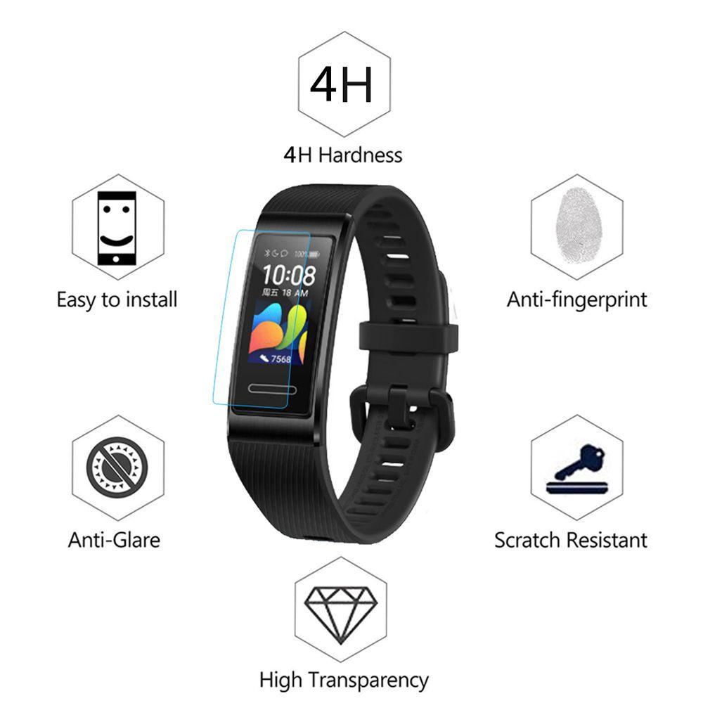 POPULAR Populer TPU Film Pelindung Bukan Tempered Glass HD Bening Anti Gores Pelindung Layar Untuk Huawei Band4 4 Pro Smart Watch