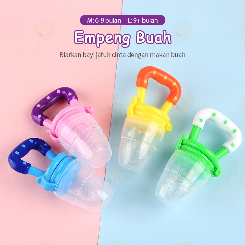 Lacoo Dot empeng Buah Bayi Silikon Fruit Feeder Pacifier BPA free Baby Fruit Food Feeder