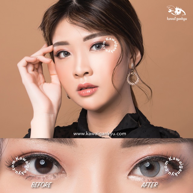 KawaiGankyu Softlens - Princess seattle cool gray (1botol)