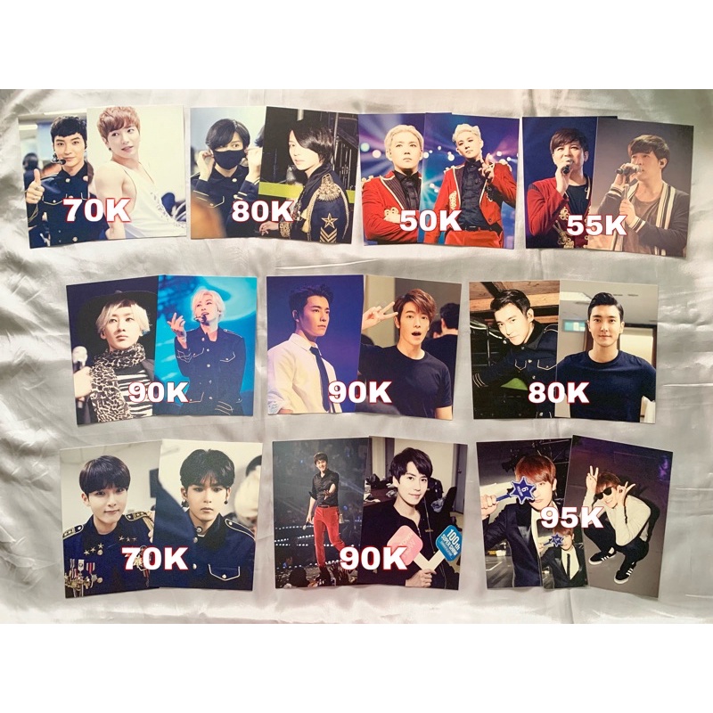 Super Junior Super Show 6 SS6 POSTCARD Donghae Eunhyuk Kyuhyun Leeteuk Heechul Siwon Ryeowook