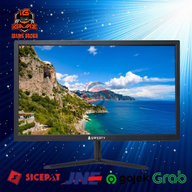 MONITOR LED QWERTY 19 INCH HDMI + VGA NAMPOLL