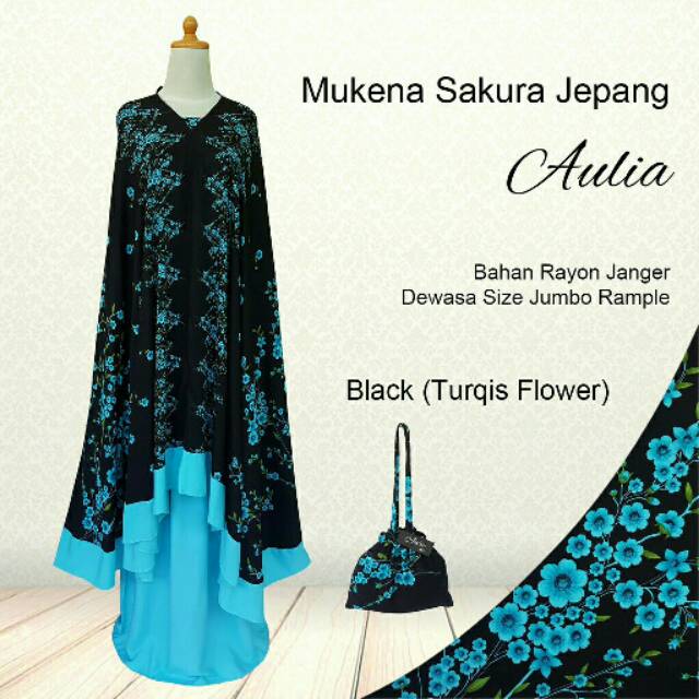 Mukena Bali Jumbo Sakura Jepang