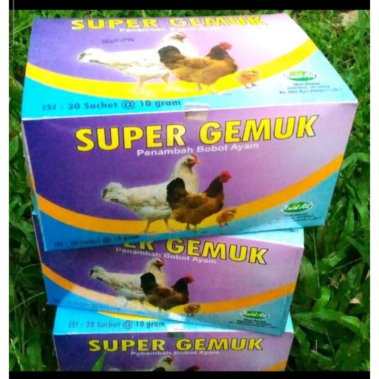 1dus super gemuk 300gram obat vitamin ayam burung bebek nafsu makan gemuk kekar asli ori