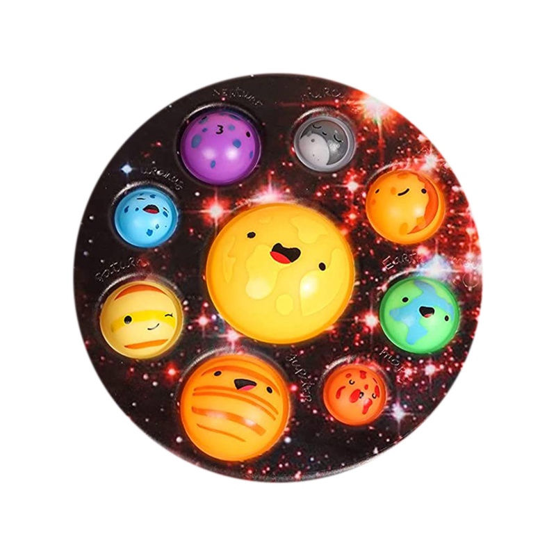 2021 Simpl Dimmer Fidget Toys Stress Relief Sensory Simple Dimple Digits Educational Solar System Coloful Funny