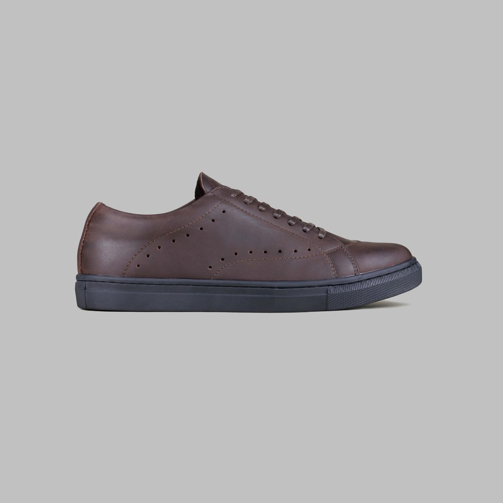 ARTAP - Sepatu Sneakers Kulit Asli - Alordi CH Brown Black Sole