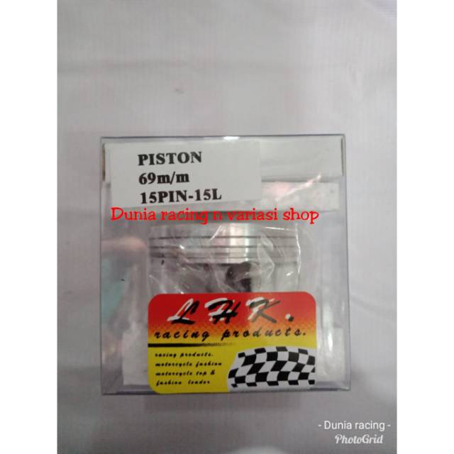 Piston LHK 69 pin 15 Asli dan original LHK racing