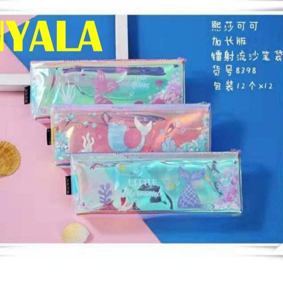 

Hot Sale - KJ!TEMPAT PENCIL KOTAK PENCIL ATK ANAK SEKOLAH TRASFARAN AIR NYALA MOTIF MERMAID 8398 ホ