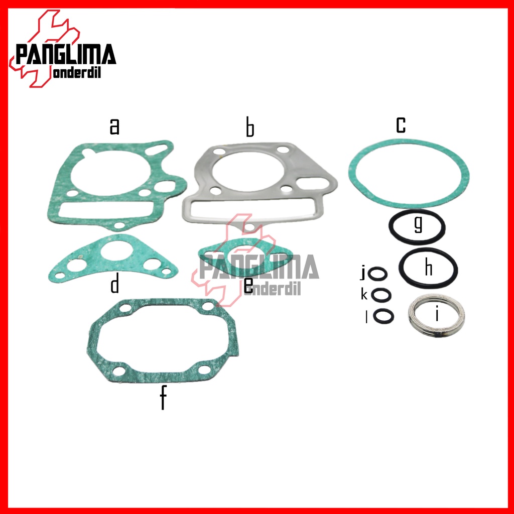 Topset Honda Supra Fit Old-New &amp; Legenda &amp; Revo 100 Lama Top Set Gasket-Packing-Paking Kit