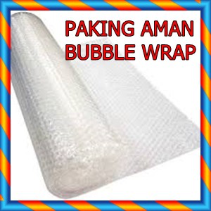 

PACKING TAMBAHAN BUBBLE WRAP UNTUK PENGAMAN PAKET