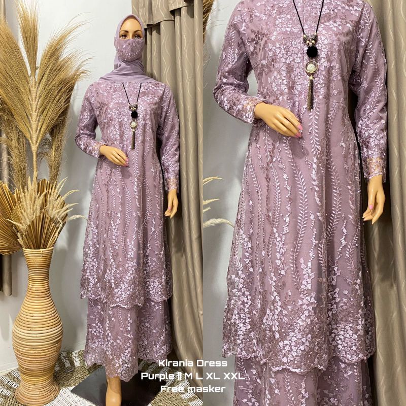 REALPIC KIRANIA DRESS//KEBAYA TINGKAT TERBARU