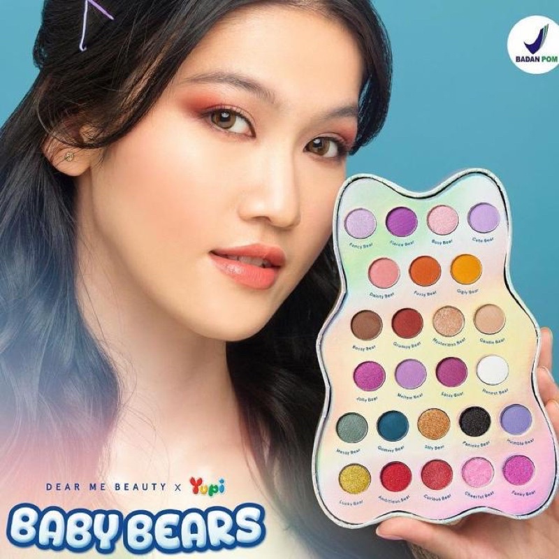 Jual DEAR ME BEAUTY X YUPI BABY BEARS EYESHADOW PALETTE LIMITED EDITION