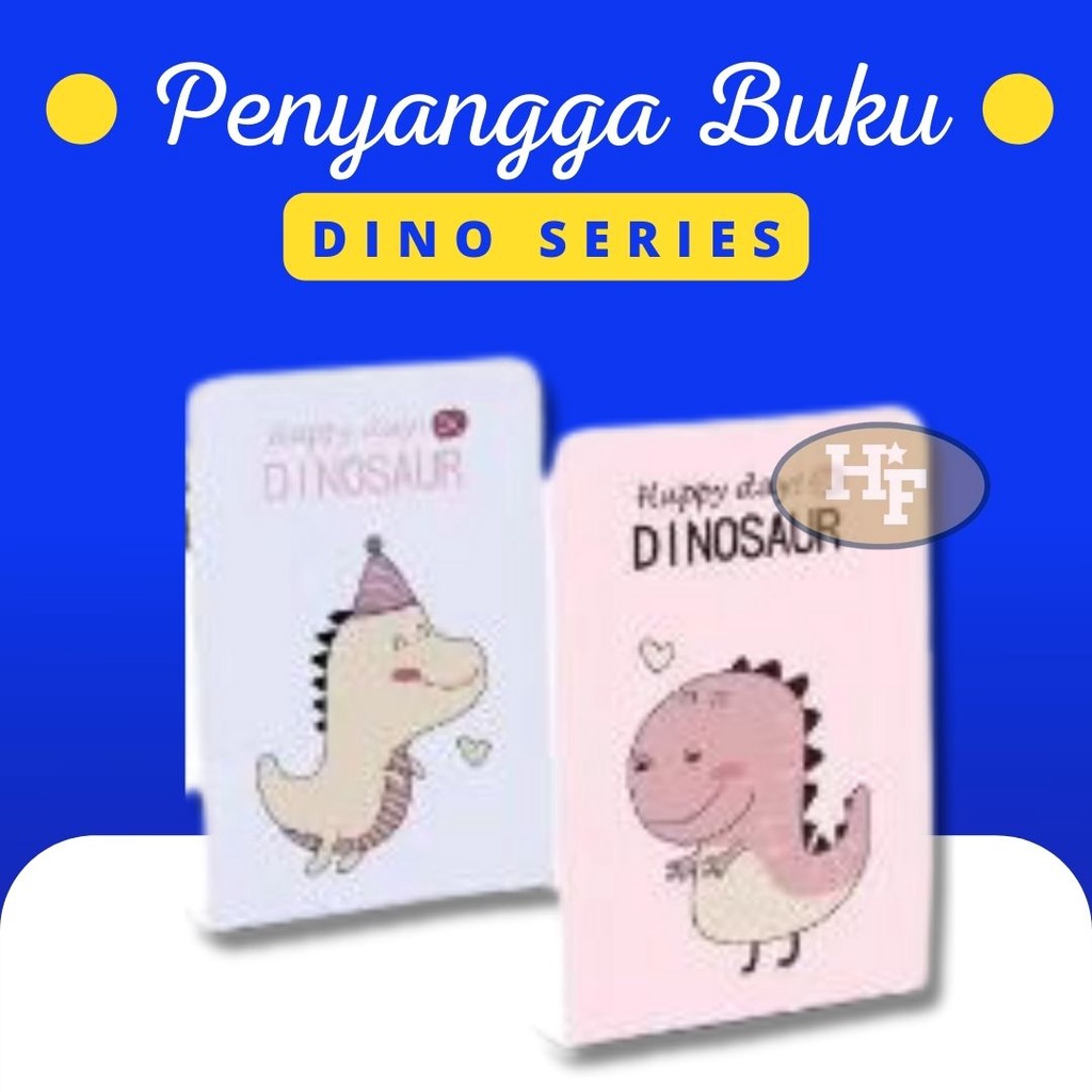 

Book End Stand/Sandaran Penyangga Buku Dino Dinosaurus (1 Set Isi 2 Pcs)/Penyangga/Perlengkapan/Penyangga Buku/Alat Sekolah/Book End/Pembatas Buku/Pembatas/Pembatas Buku Besi/Sandaran Buku