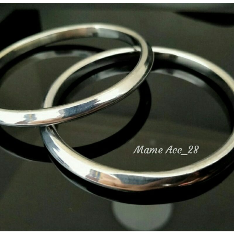 gelang baja Ring slongsong anti karat