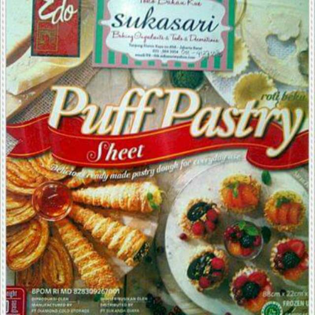 

Edo puff pastry 750 gr (4 sheet)