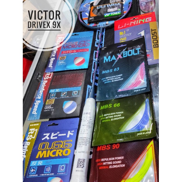 Raket Badminton Drivex 9X + SENAR ORI / TANPA SENAR