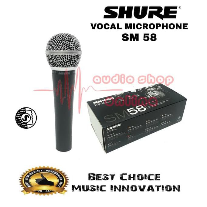 Microphone SHURE SM 58 KW 1 / mic shure SM58 KW1