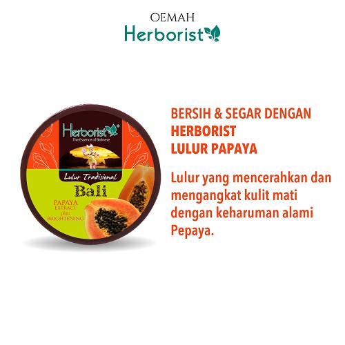 Herborist Lulur Bali Tradisional 100gr / 200gr | Herboris Lulur Bali-Lulur - PAPAYA