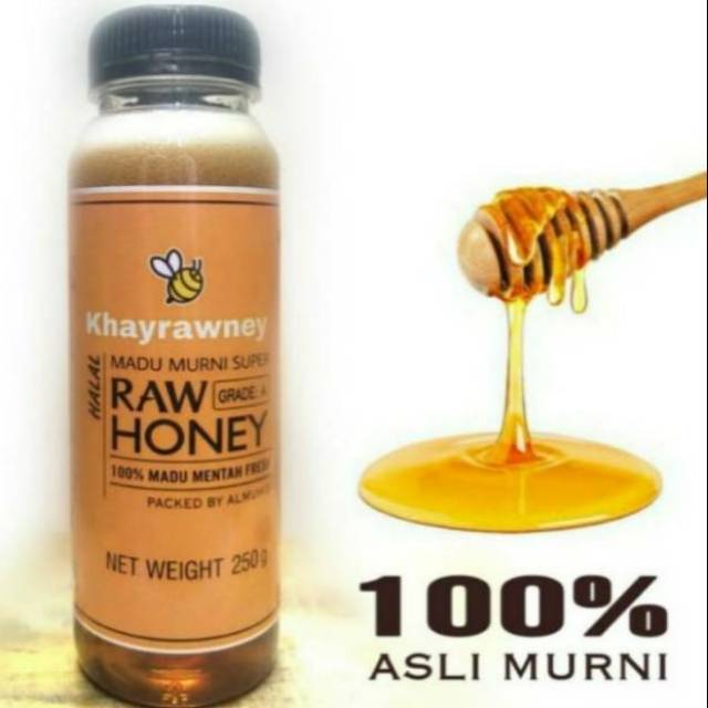 

Madu khayrawney, madu murni raw honey 250gr