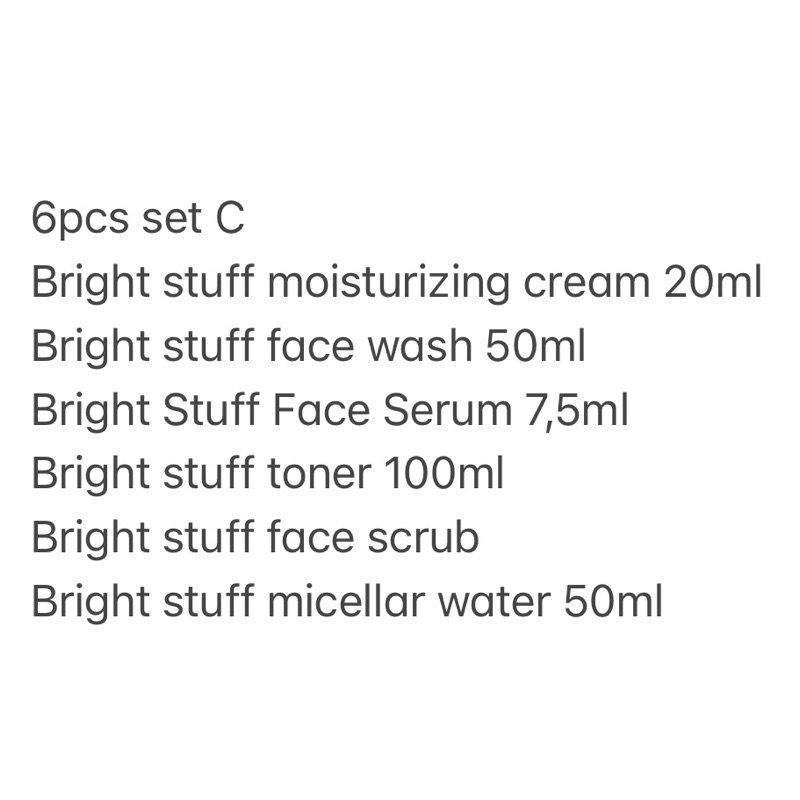 ✅ PAKET EMINA BRIGHT STUFF - Face Wash Toner Bright Stuff Serum Emina Tone Up