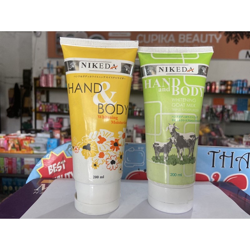 ip.x - ❤️ cupika ❤️ 200 ml -- nikeda handbody lotion super whitening -- nikeda body lotion whitening