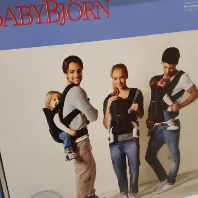 Baby Bjorn We Black Cotton Mix