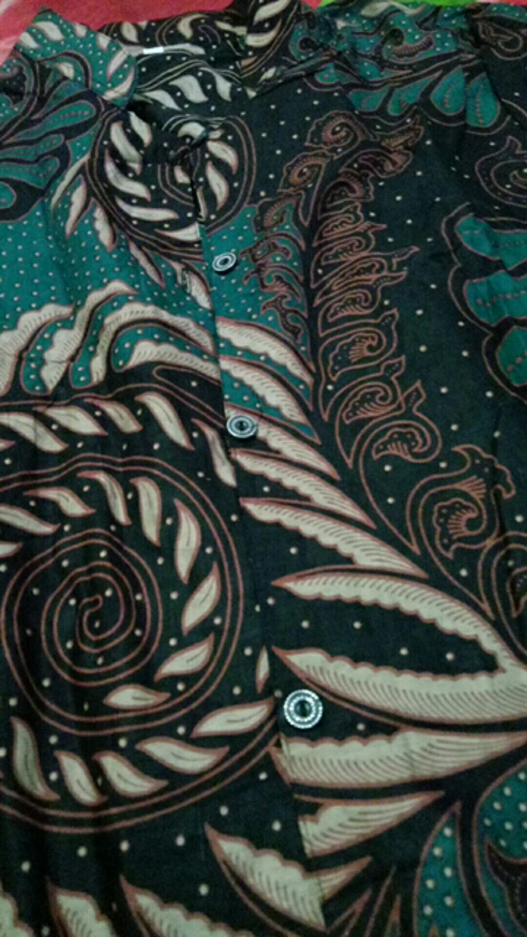 Blouse Batik Wanita Katun Halus M L Xl Xxl Bd 008