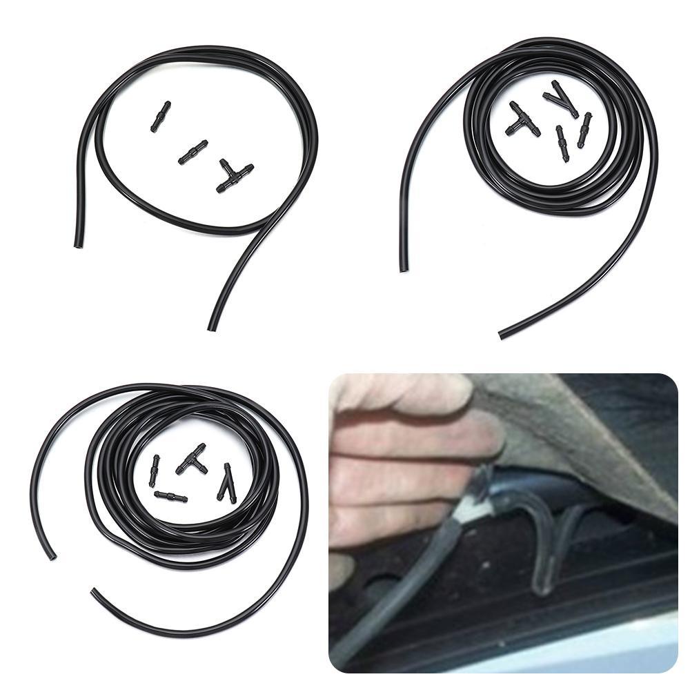 Pineapple Wiper Washer Auto New Spray Pipe Selang Pipa Kaca Depan Karet Hitam