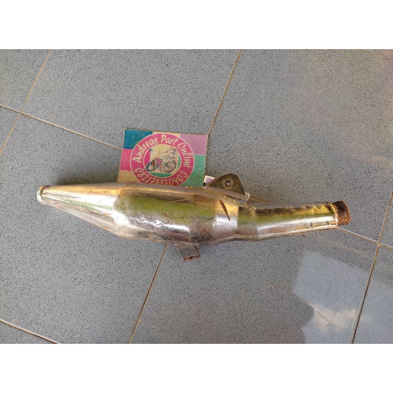 knalpot fizr f1zr fiz r fiz force 1 original bekas bahan bobokan/balap