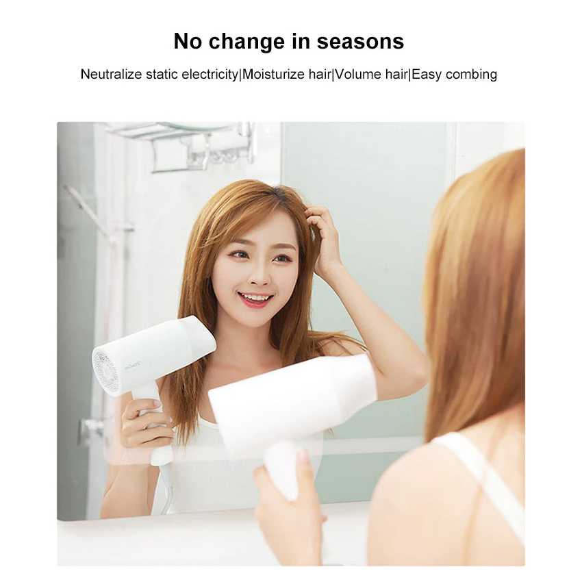 SHOWSEE Anion Hair Dryer A1 Negative Ion 1800W Electric Hair Care Pengering Rambut